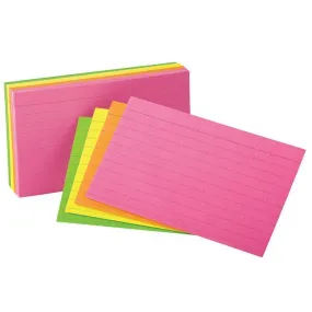 (10 Pk) Oxford Glow Index Cards 4 X6