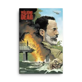 11 Weeks of TWD – Season 9 by Declan Shalvey Premium Gallery Wrapped Canvas