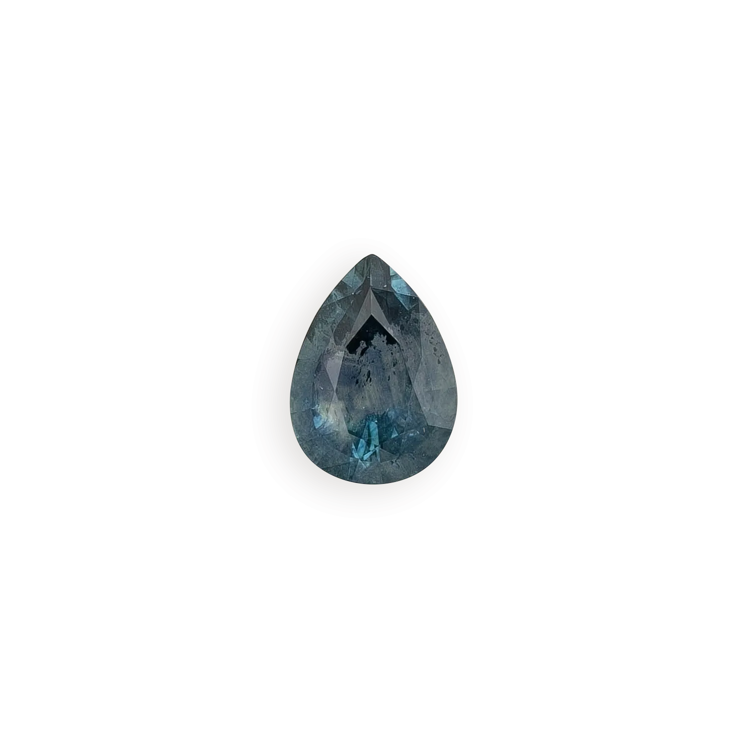 1.1ct Pear Teal Blue Montana Sapphire SF123