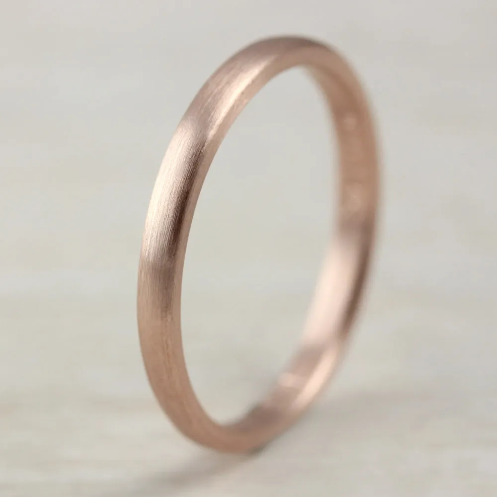 2mm Low-Dome Wedding Band