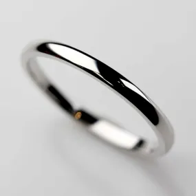 2mm Low-Dome Wedding Band