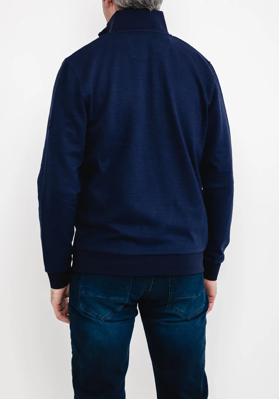 6th Sense Yeats Quarter Zip Sweatshirt, Maritime Blue