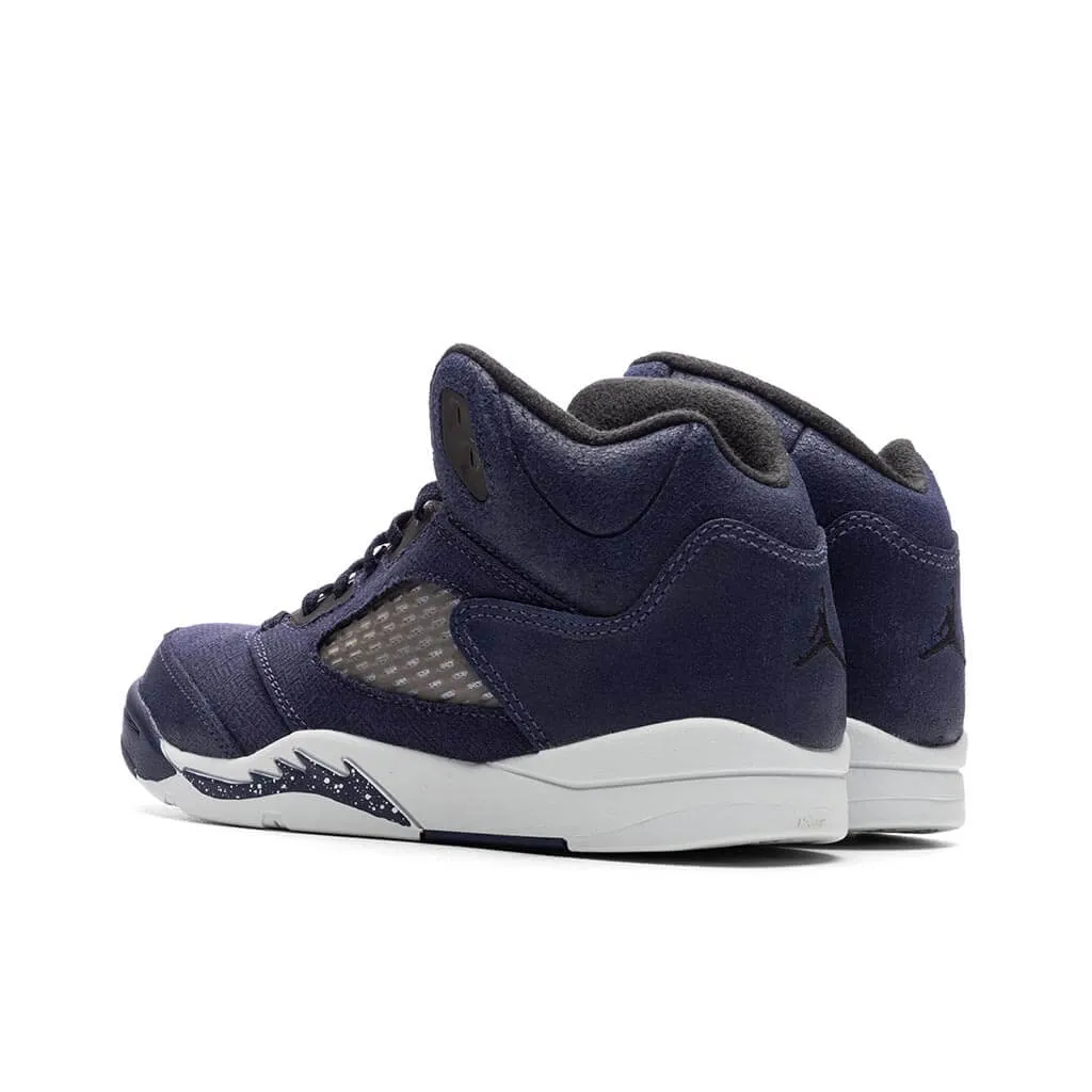 Air Jordan 5 Retro SE (PS) - Midnight Navy/Black/Football Grey