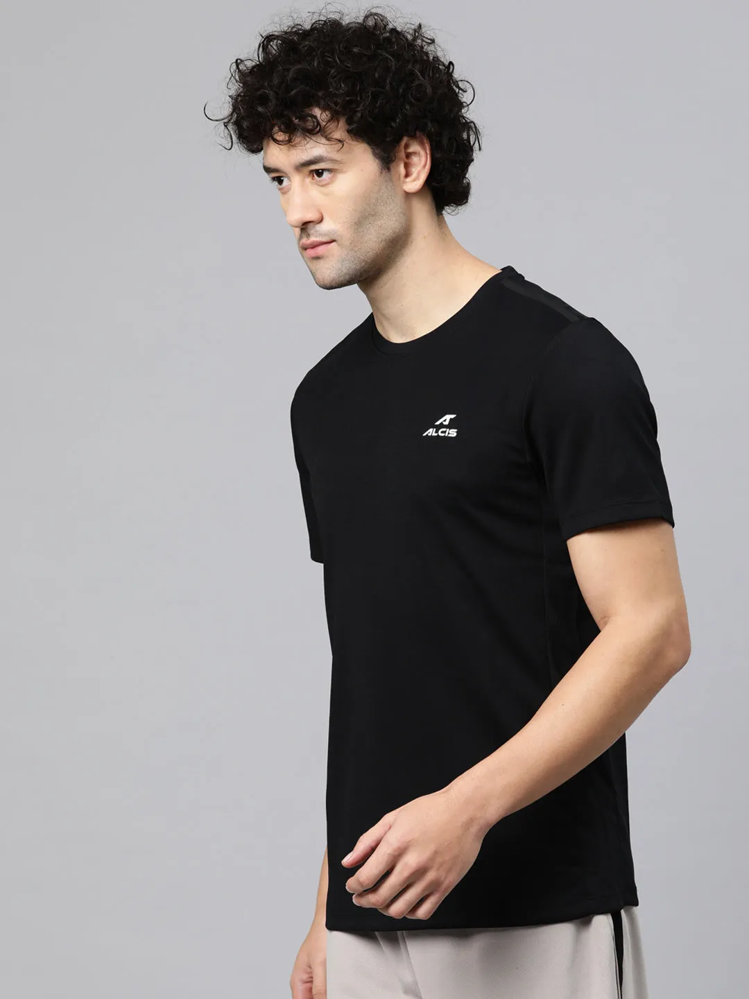 Alcis Men Anti Static Slim Fit T-shirt