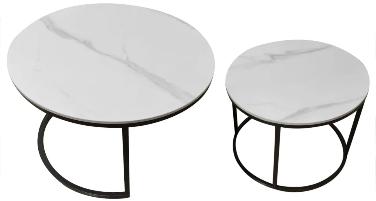 Amalfi Round Set Of Nesting Coffee Tables