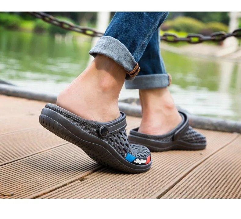 Antiskid Beach Summer Water Slip-On Croc Sandals for Men and Women