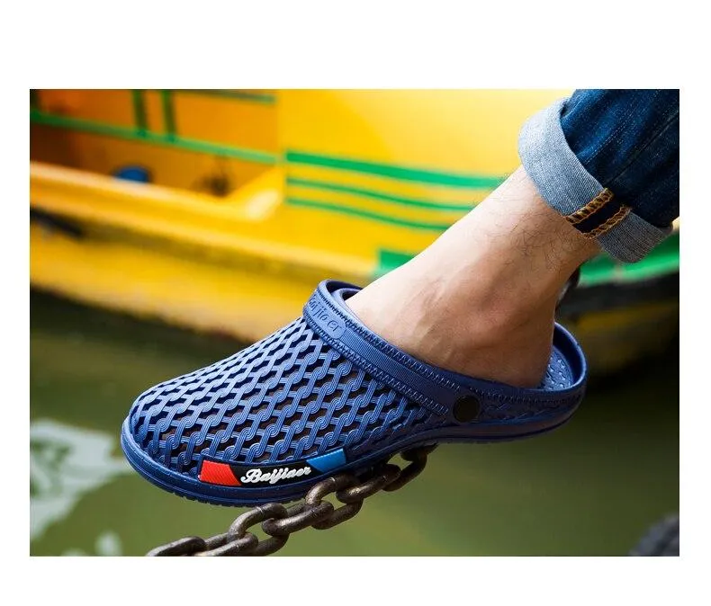 Antiskid Beach Summer Water Slip-On Croc Sandals for Men and Women