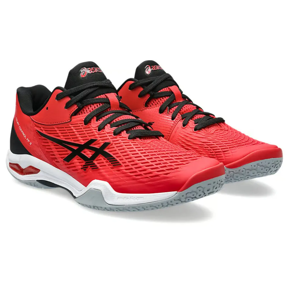 ASICS Men's Court Control FF 3 Badminton Shoe (Classic Red/Black)