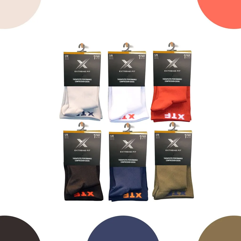 Basic Colors Athletic Socks (6-pairs)