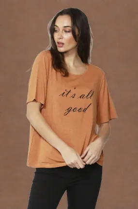 Betty Basics Los Angeles Tee in Spice Marle