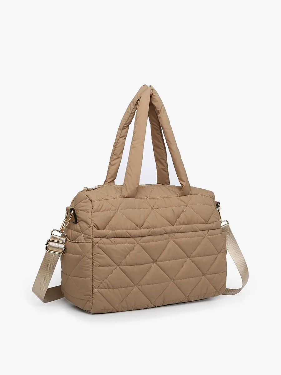 Billie Vegan Quilted Satchel