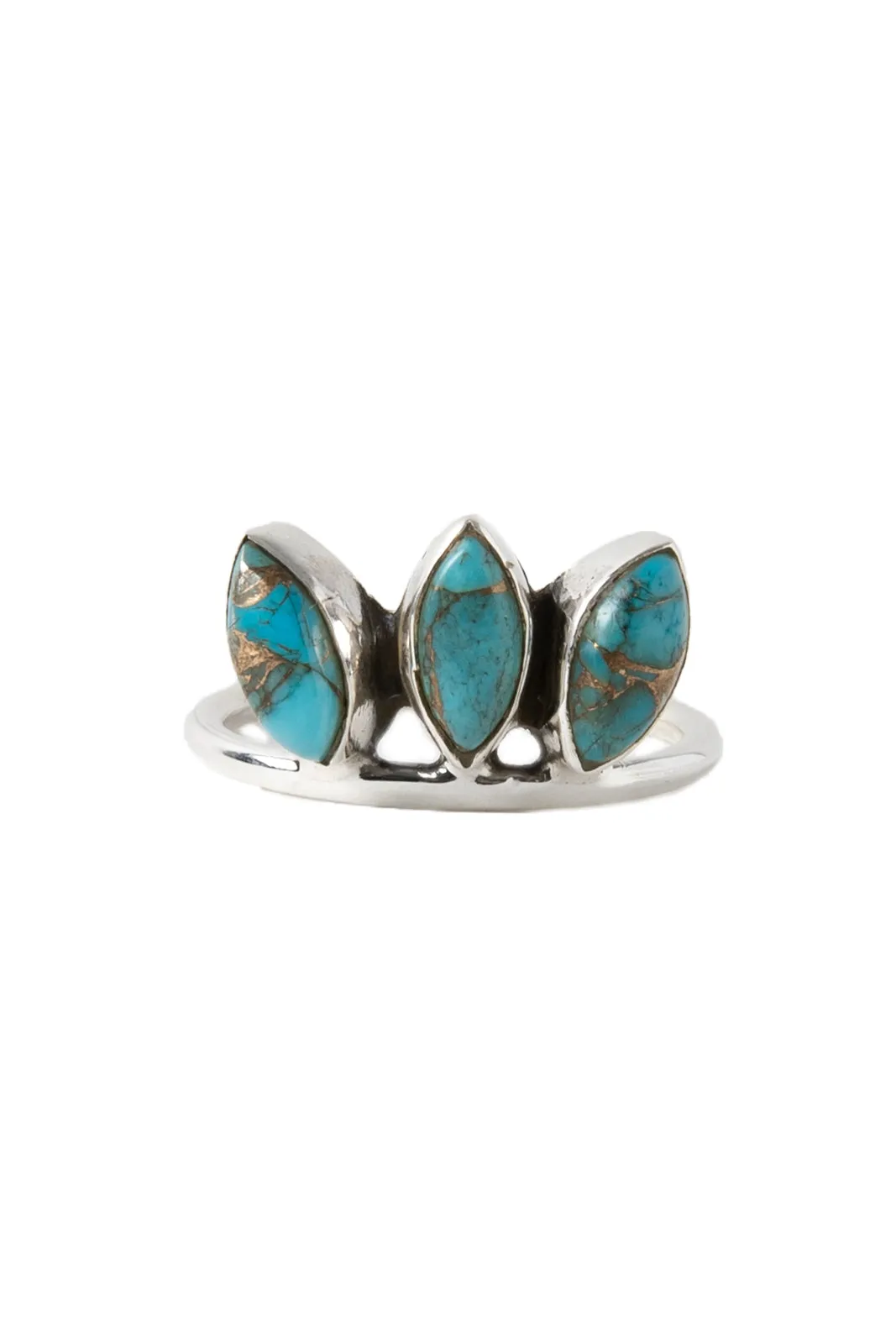 Blue Copper Turquoise Gil Ring