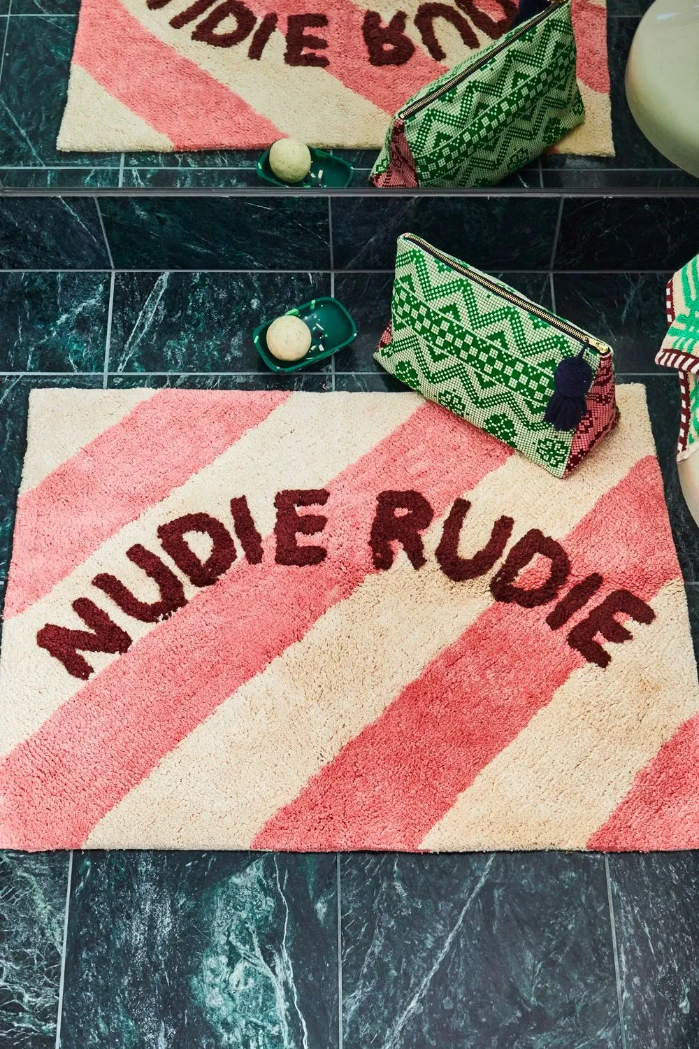 campania nudie bath mat - sherbert