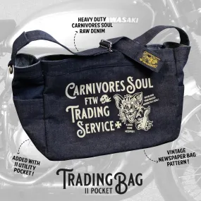 Carnivores Soul Newsboy FTW 19oz Indigo Denim Bag