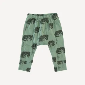 classic panda pant | green alice tree | organic cotton jersey