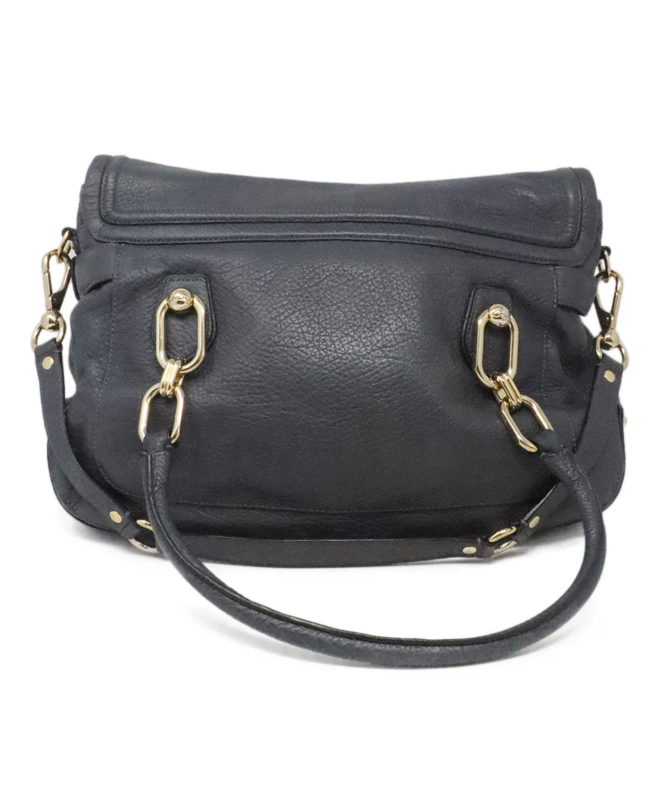 Coach Grey Leather Shoulder Bag