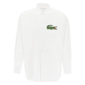 COMME des GARÇONS Shirt x Lacoste Oversized Button Up Shirt - White