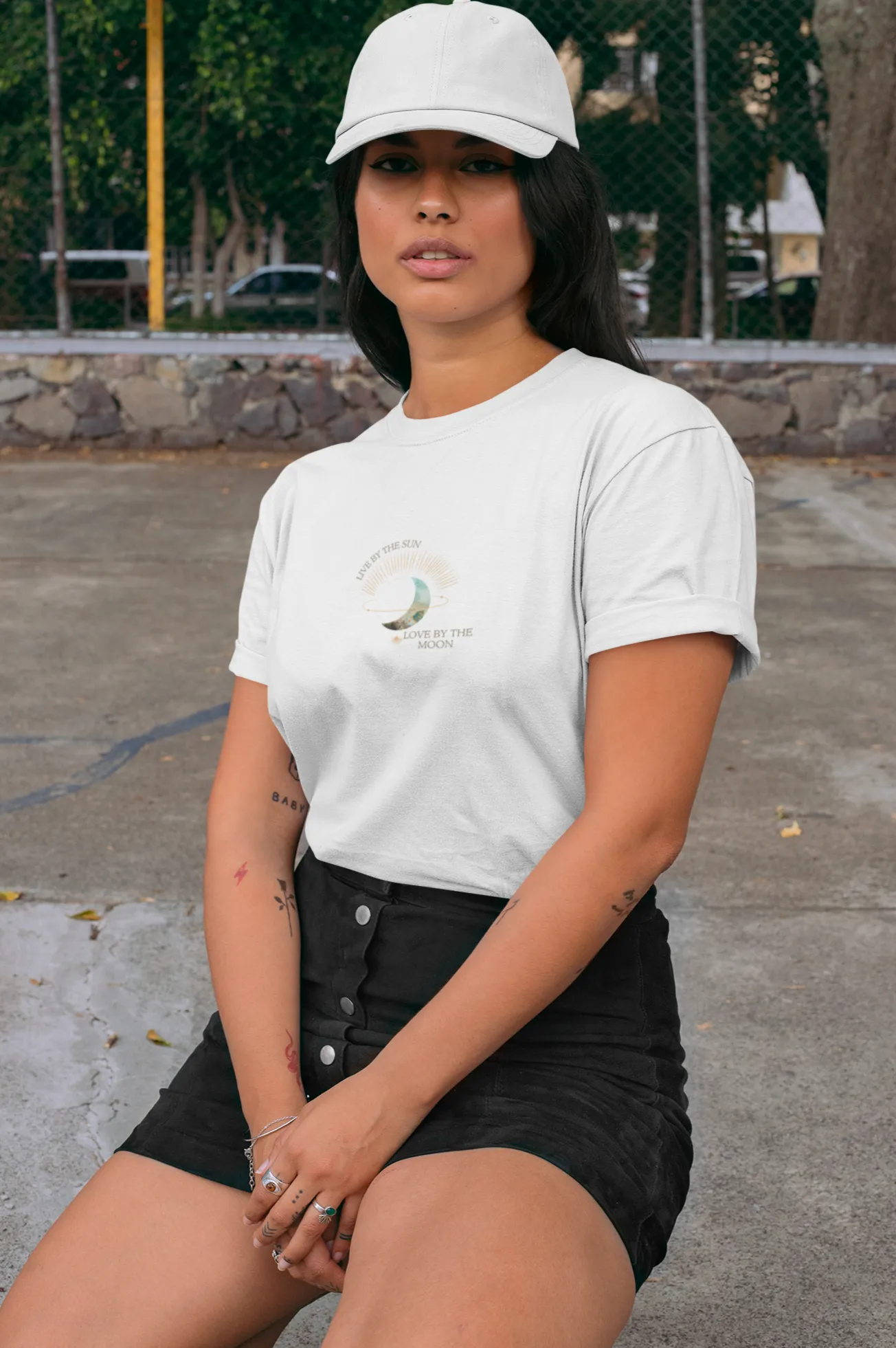 Damen T-Shirt | Sun Moon