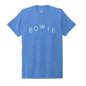 David Bowie Eco T-Shirt Bowie Dots in Blue