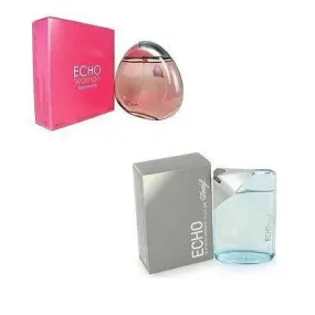 Davidoff Echo Set - EDP Perfume for Women and EDT Perfume for Men (100 ml x 2)