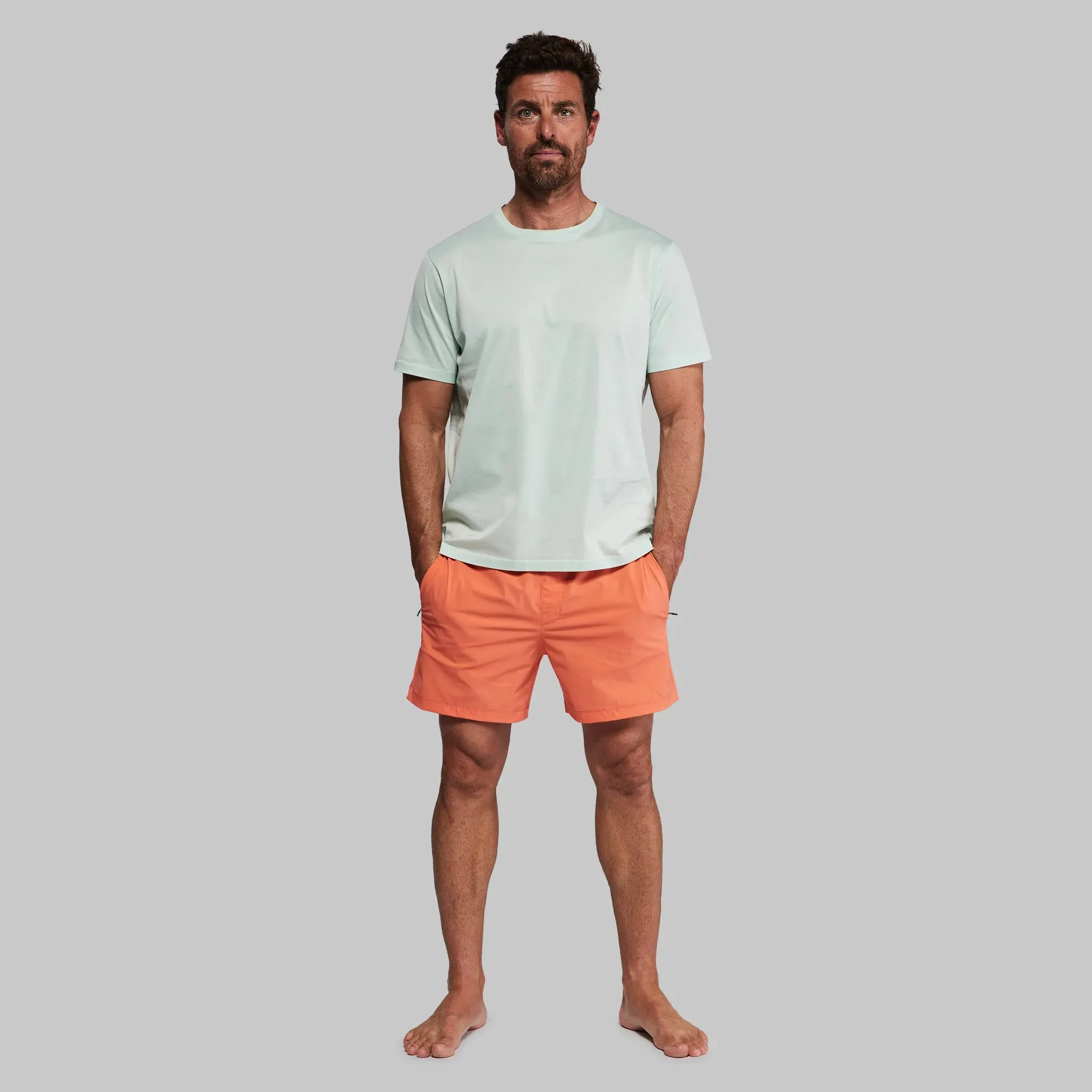 Equator Swim Shorts. Coral Pink edition