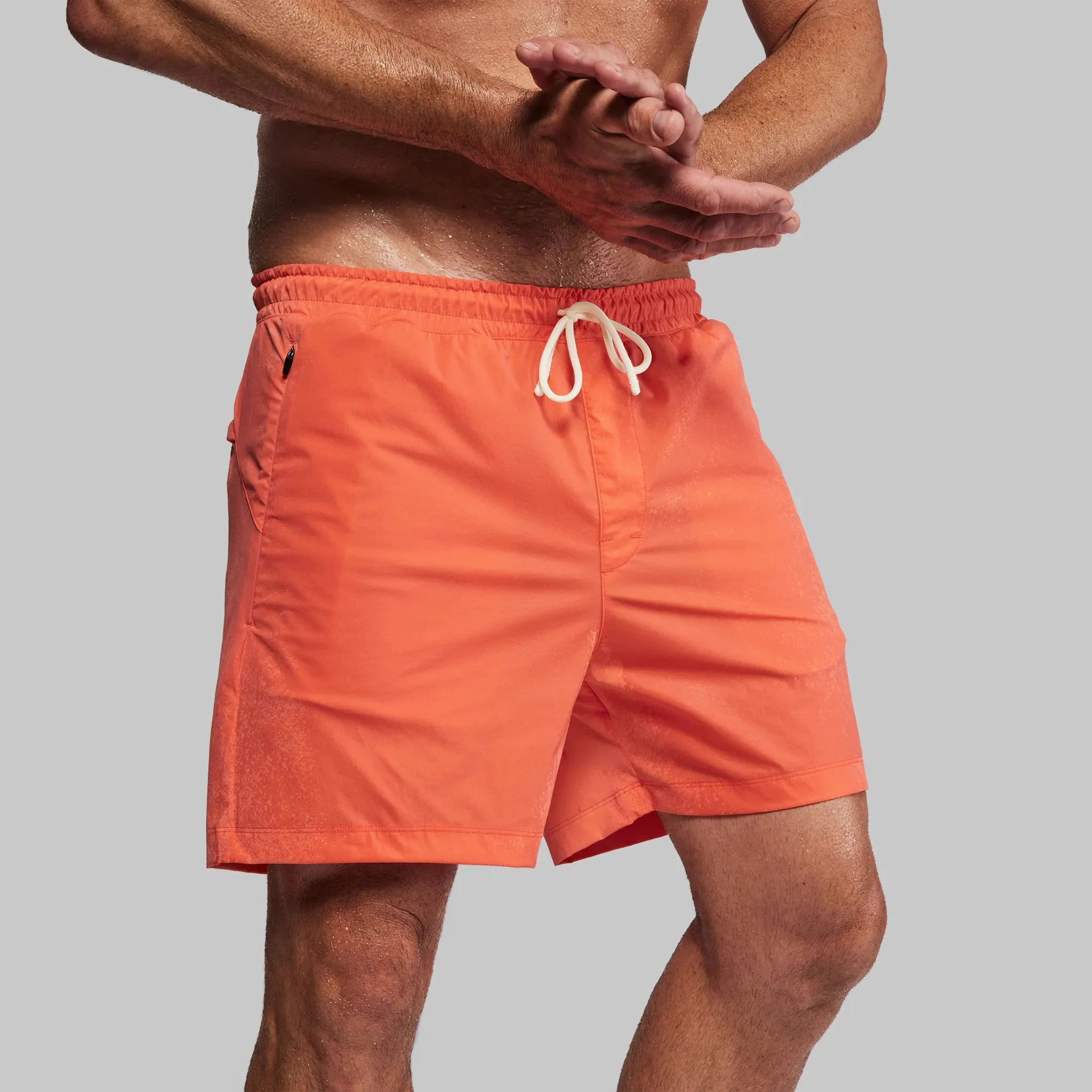 Equator Swim Shorts. Coral Pink edition