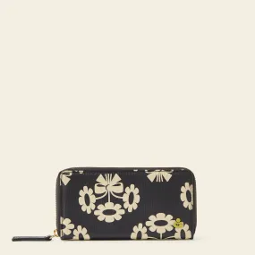 Forget Me Not Wallet - Posey Flower Midnight