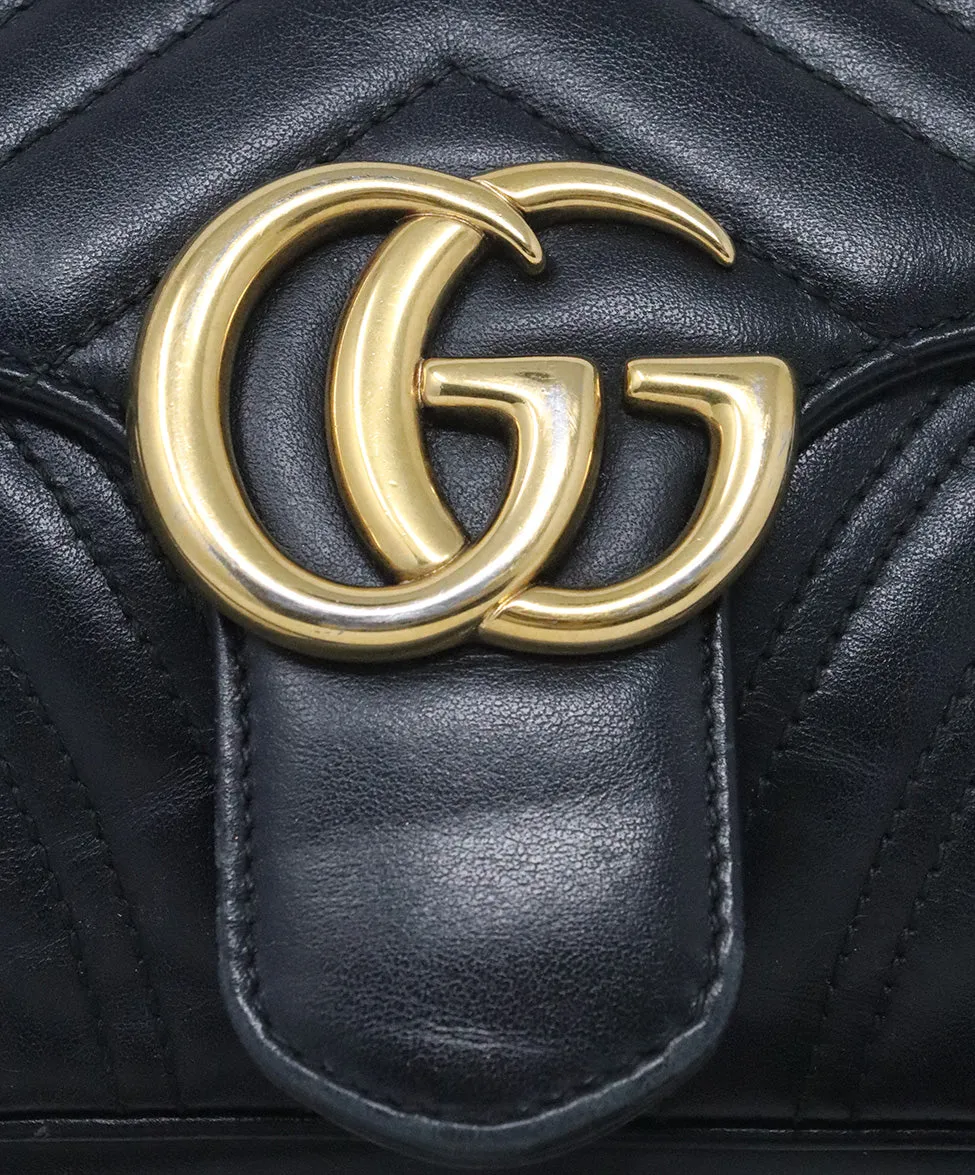 Gucci Black Quilted Leather Shoulder Bag