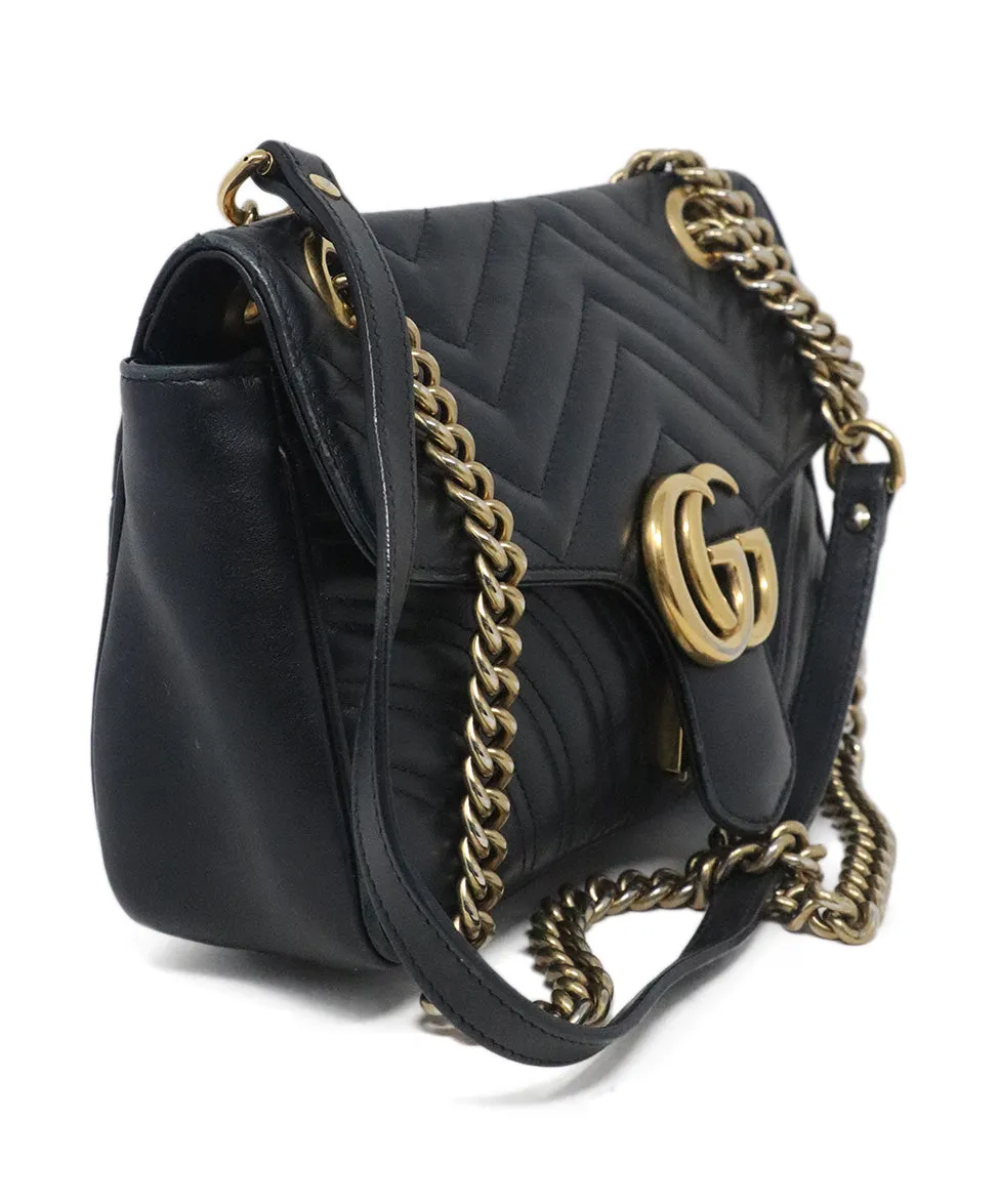 Gucci Black Quilted Leather Shoulder Bag