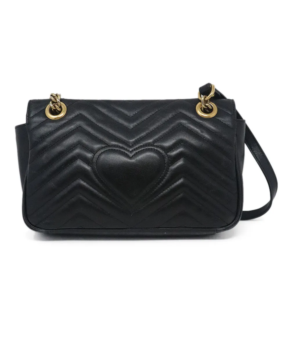 Gucci Black Quilted Leather Shoulder Bag