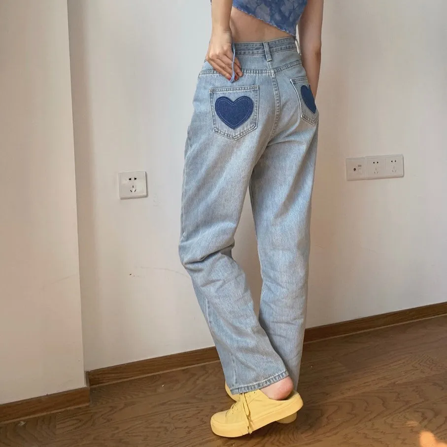 Heart Pocket Jeans