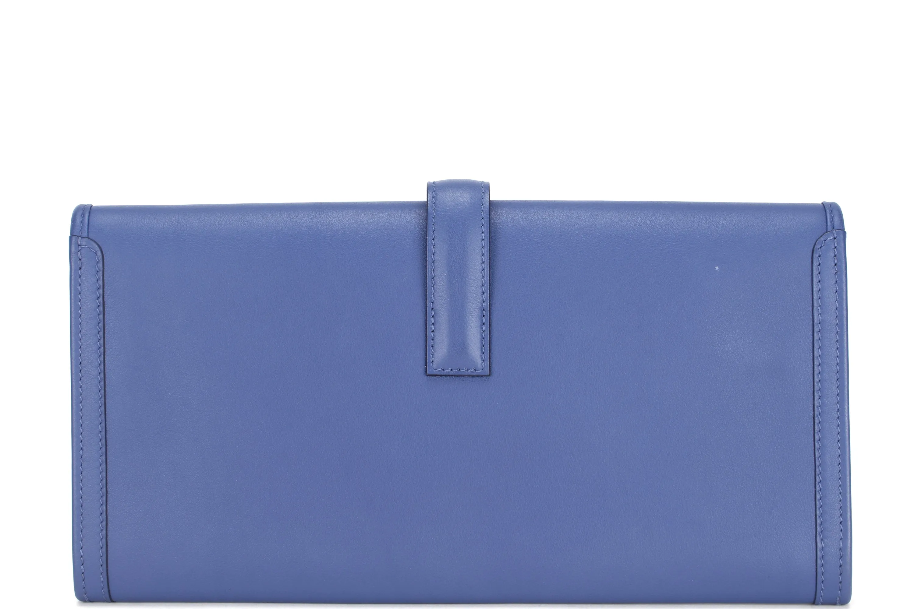 HERMES JIGE ELAN 29 [STAMP C (2018)] BLUE BRIGHTON SWIFT LEATHER, WITH DUST COVER & BOX