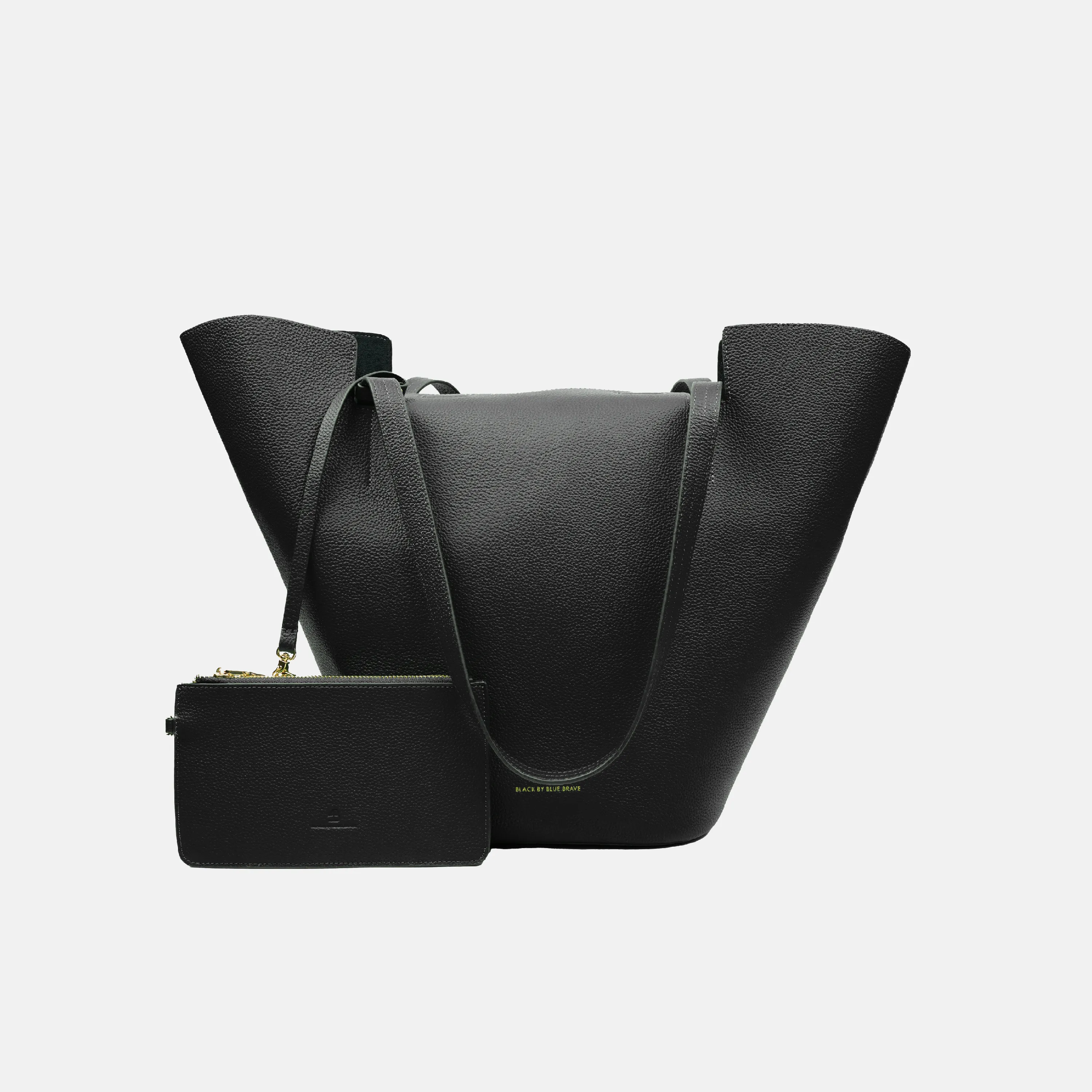 JEWEL BLACK LEATHER HANDBAG