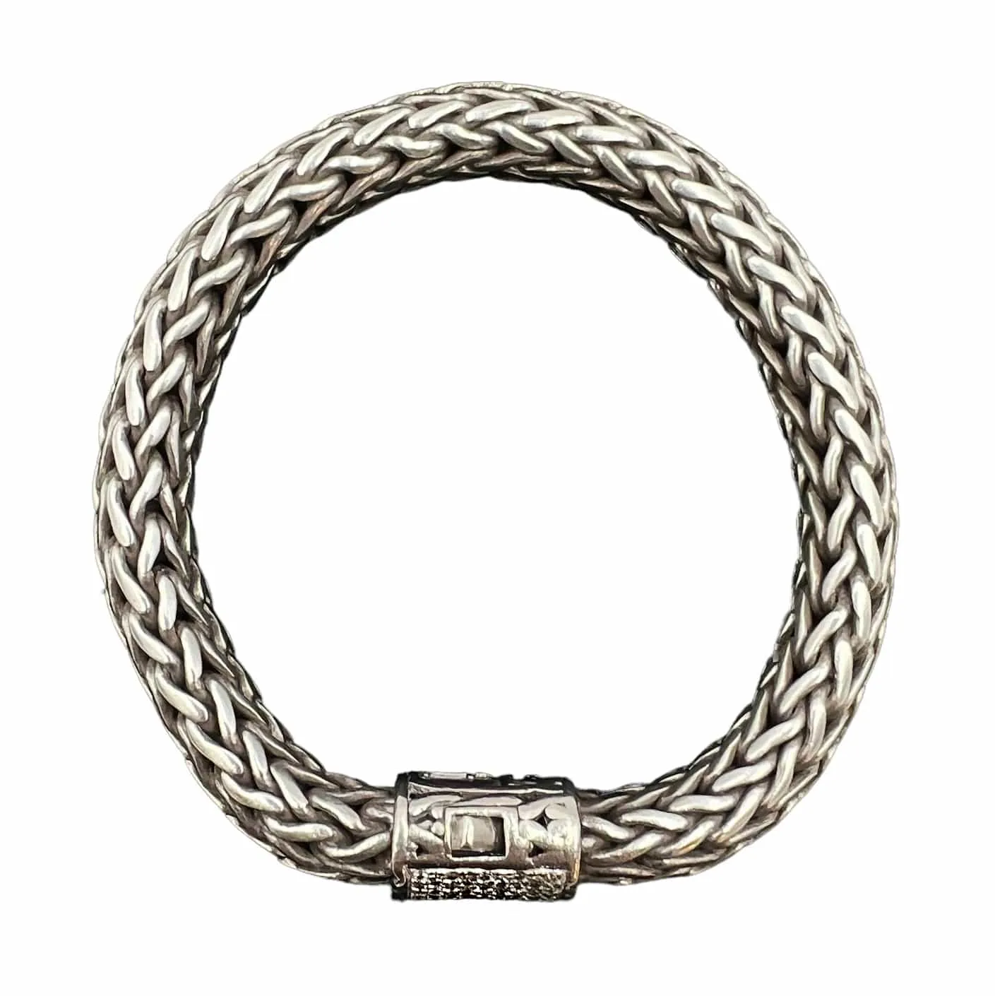 JOHN HARDY Classic Chain & Diamond Pavé Bracelet - Silver