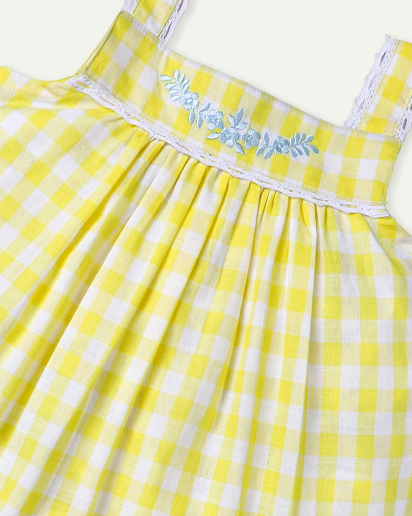 Lime Yellow Checkered Top