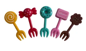 Lollipop & Donut Food Forks