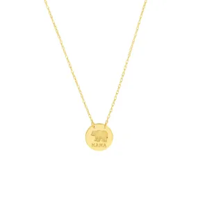 Mama Bear Mini Disc Adjustable Necklace