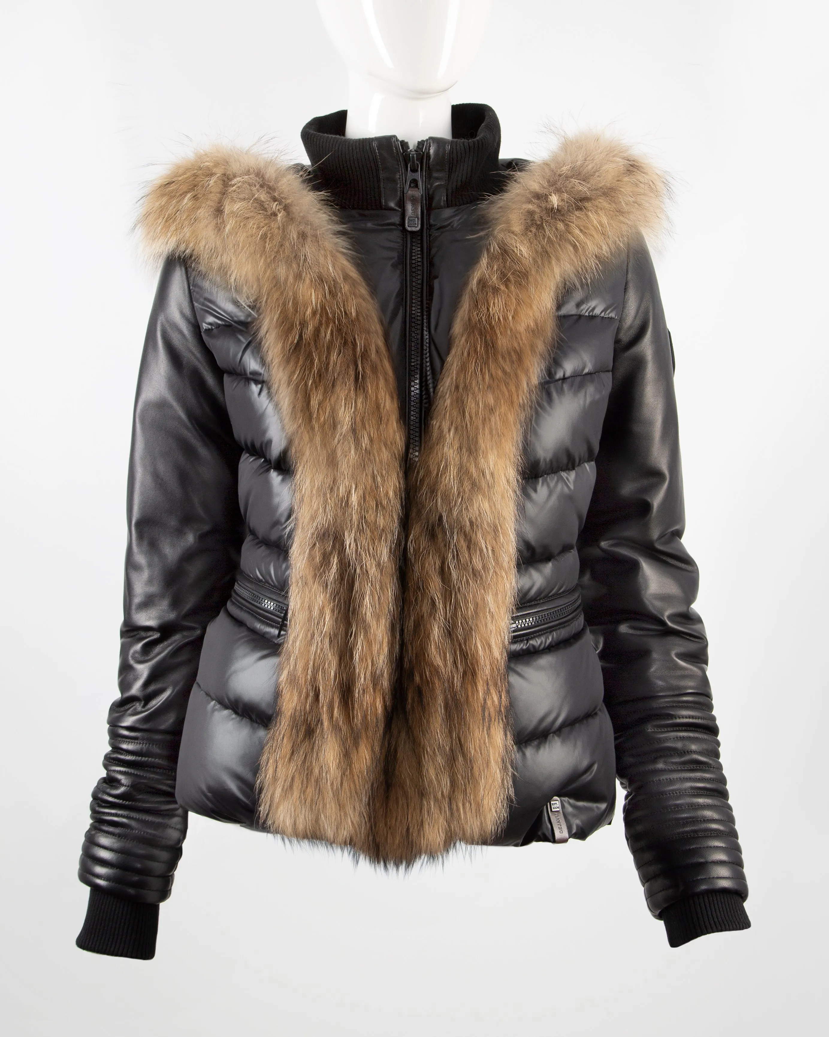 MARIANA Down Jacket With Fur Trim