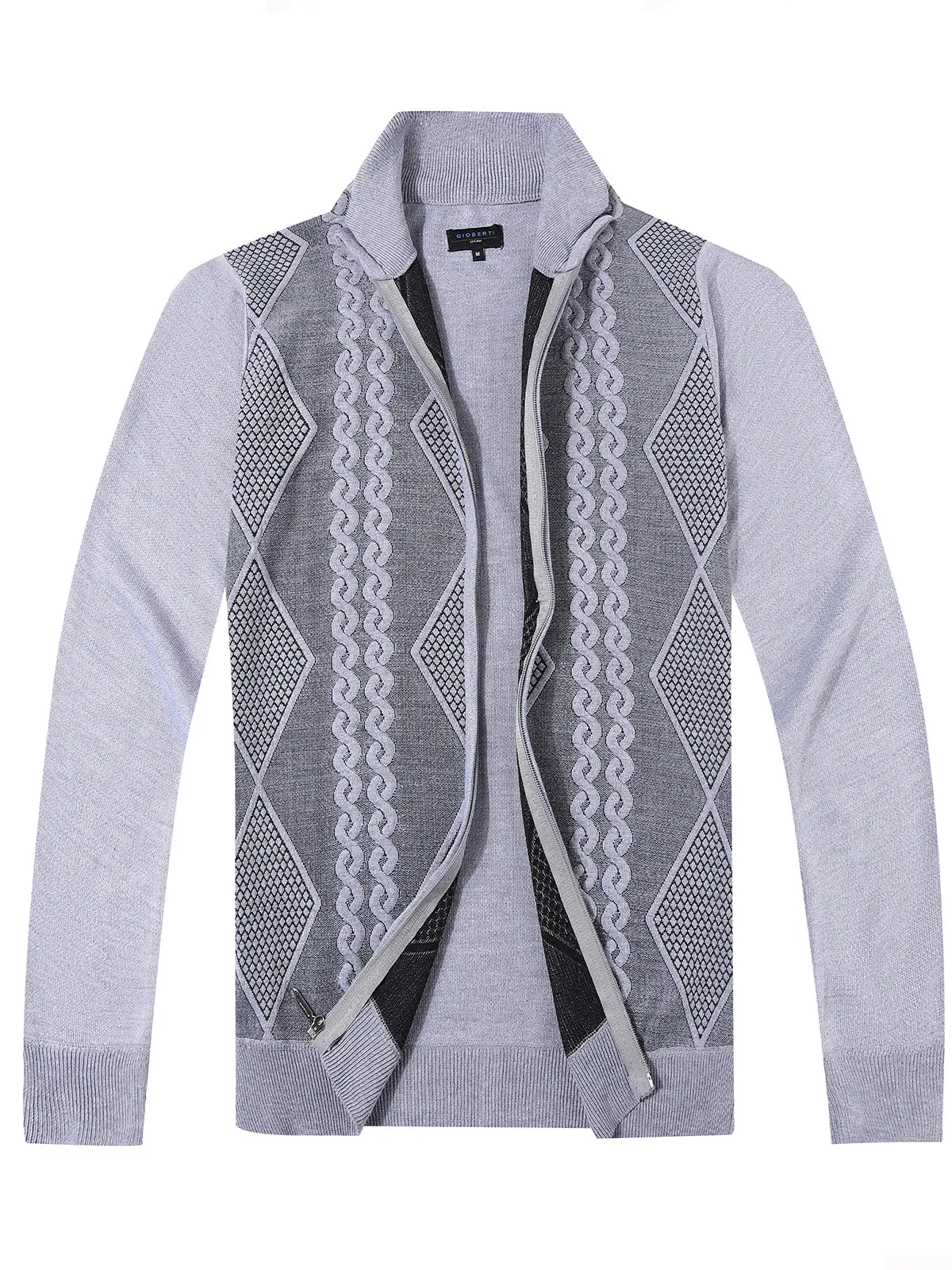 Men's Geometric Design Sweater