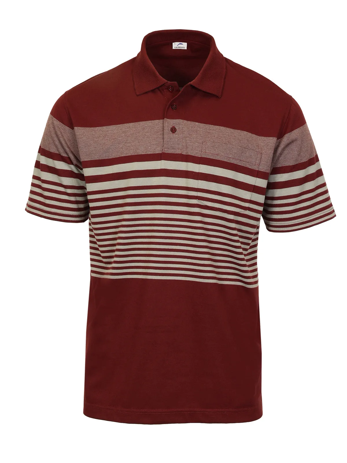 Men's Multi-Striped Polo Shirt