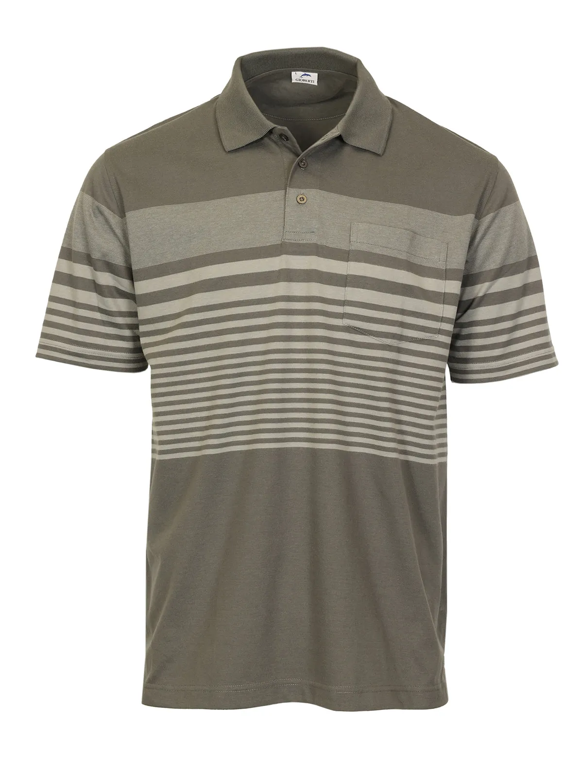 Men's Multi-Striped Polo Shirt