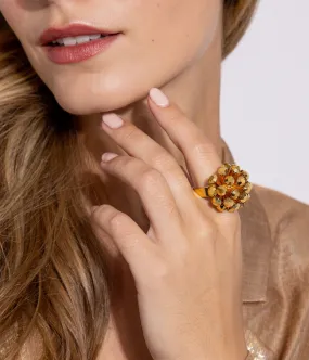 Miller Cocktail Ring in Aurum