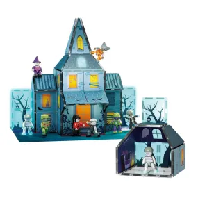 PicassoTiles 57pc Haunted House Magnetic Tiles Children's Play Set