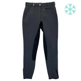 Pikeur 'Lugana' Full Seat Winter Breeches in Dark Grey - Women's 30L