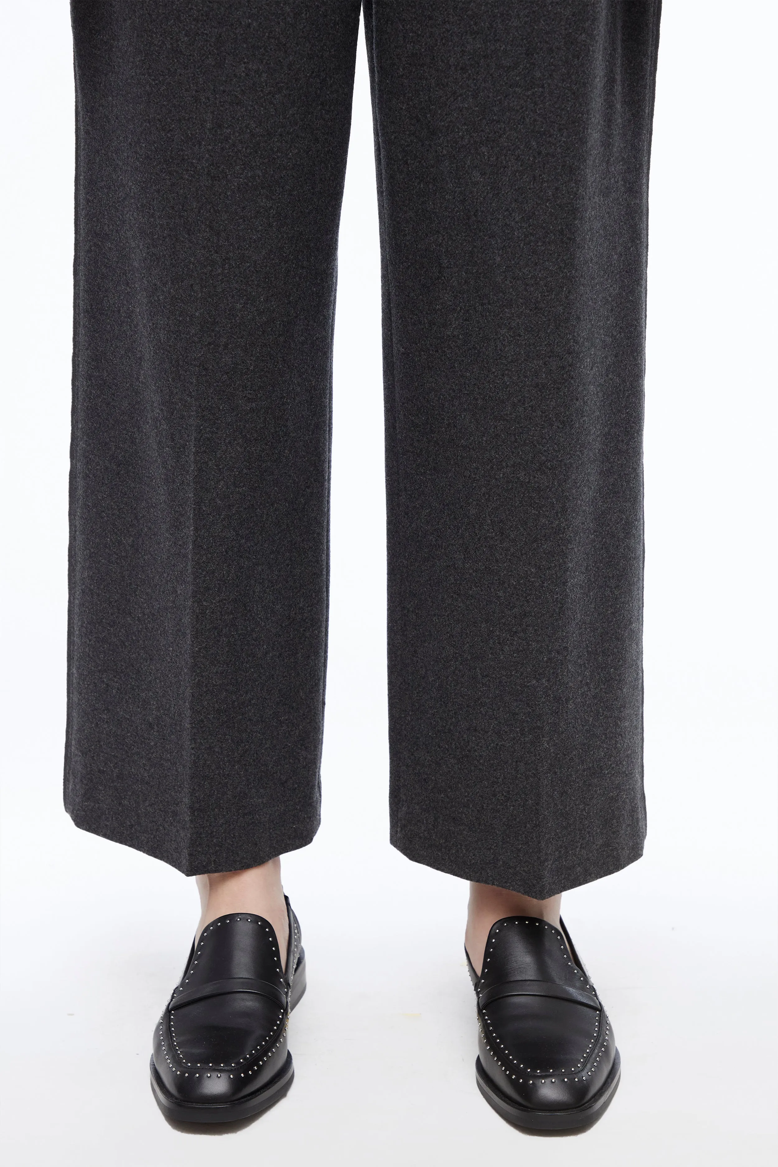 Pleated Cropped Pant