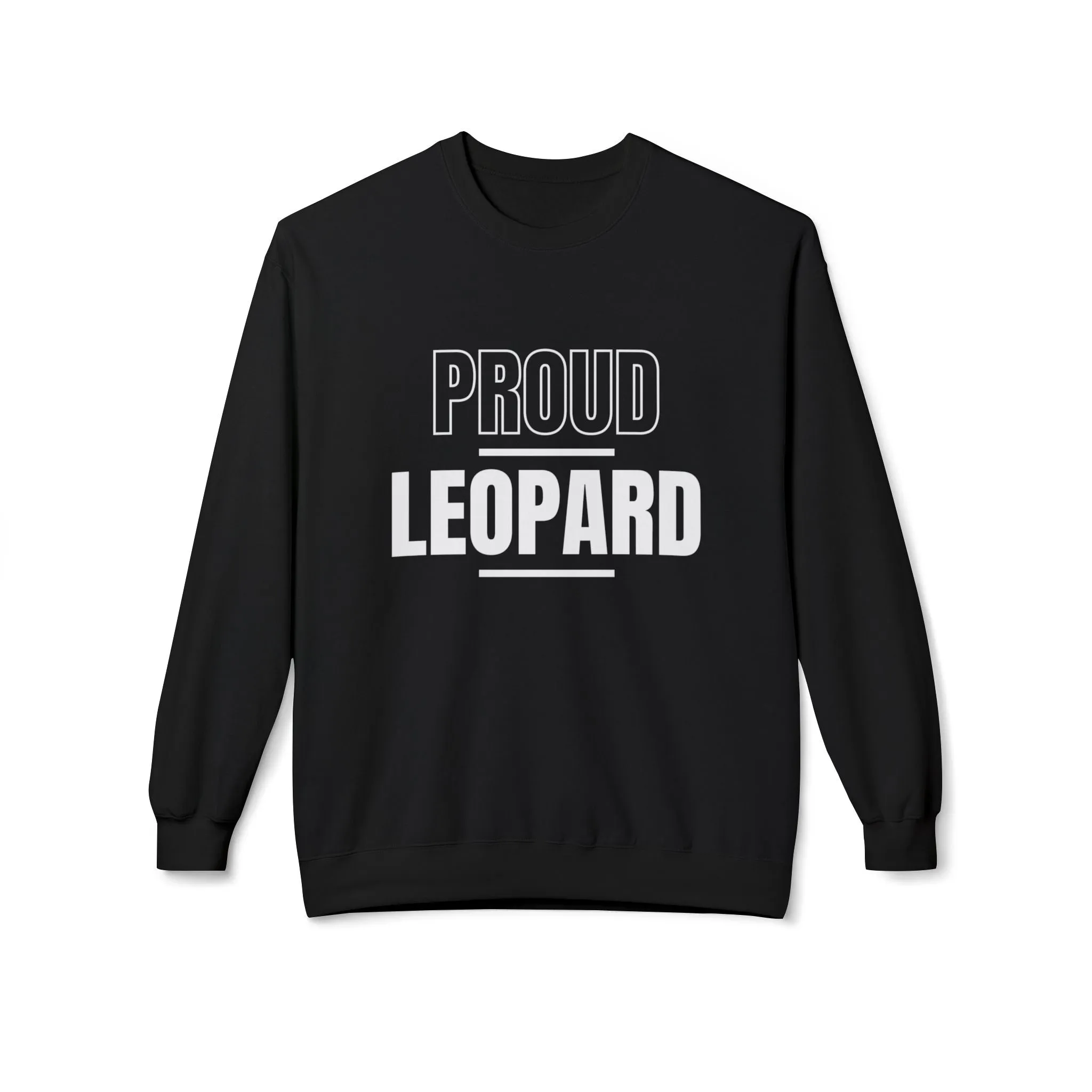 Proud Leopard Softstyle Fleece Crewneck Sweatshirt