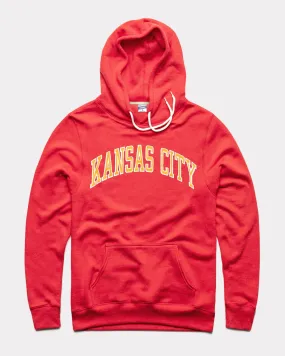 Red & Gold Kansas City Arch Hoodie