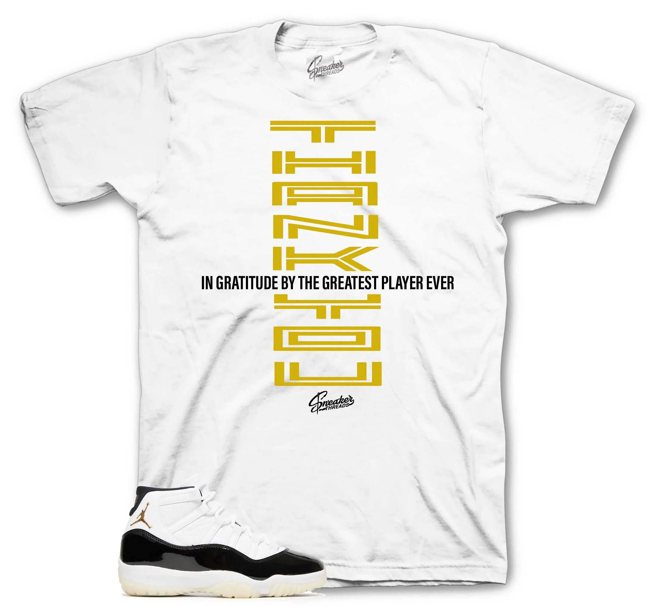 Retro 11 Gratitude DMP Thank You Shirt