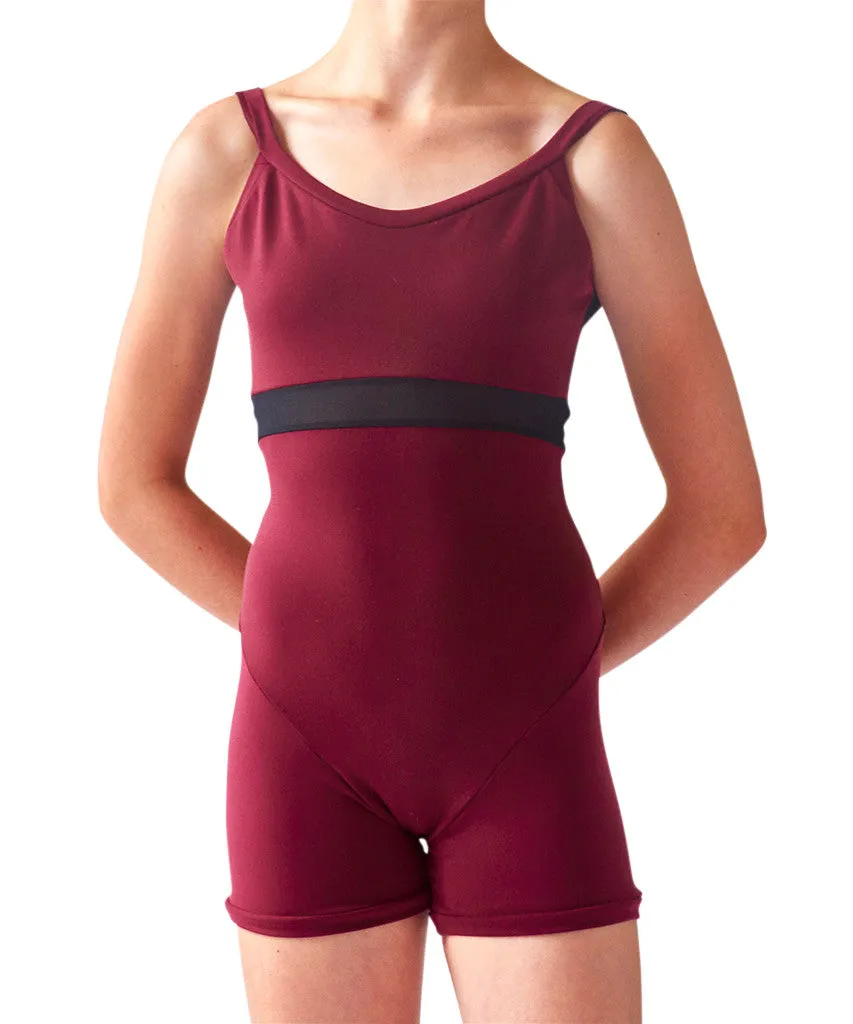 Shorty Unitard Crossed Back Cami