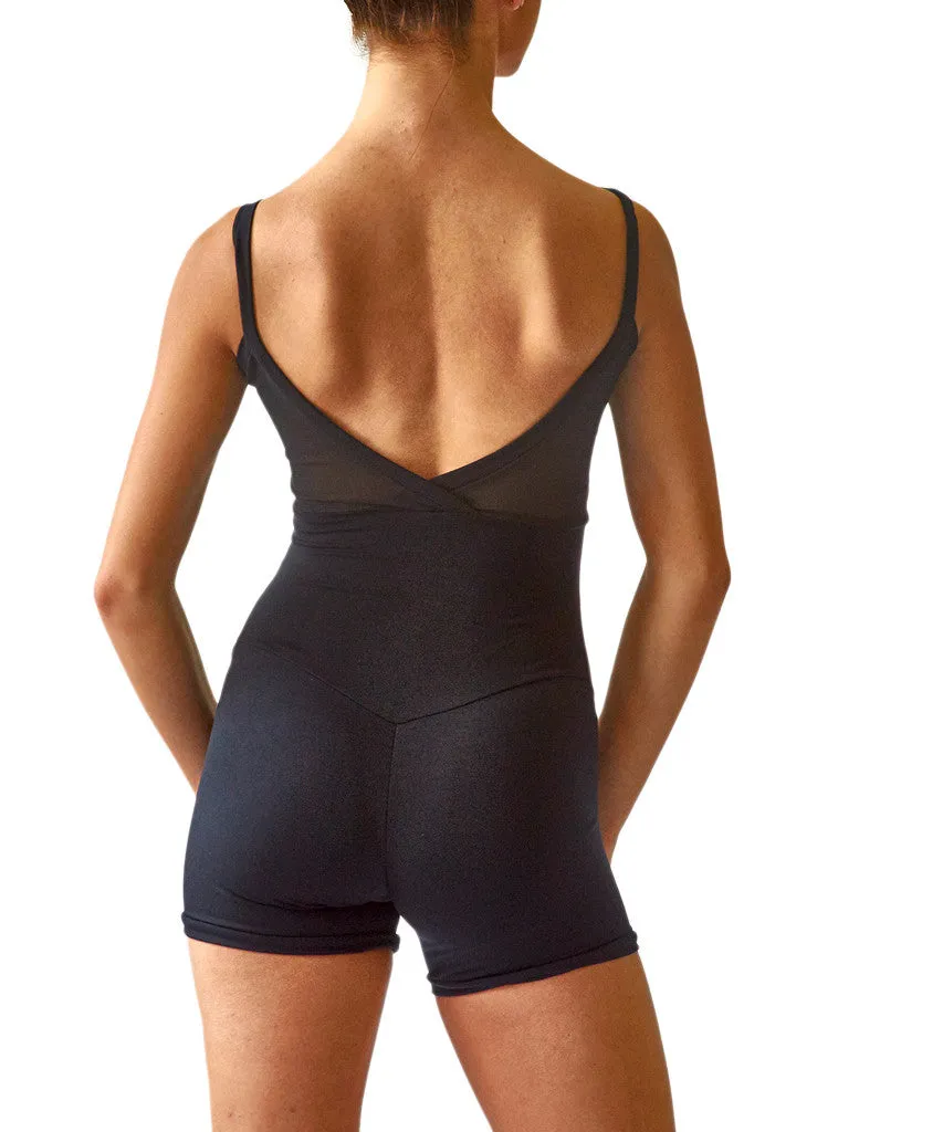 Shorty Unitard Crossed Back Cami